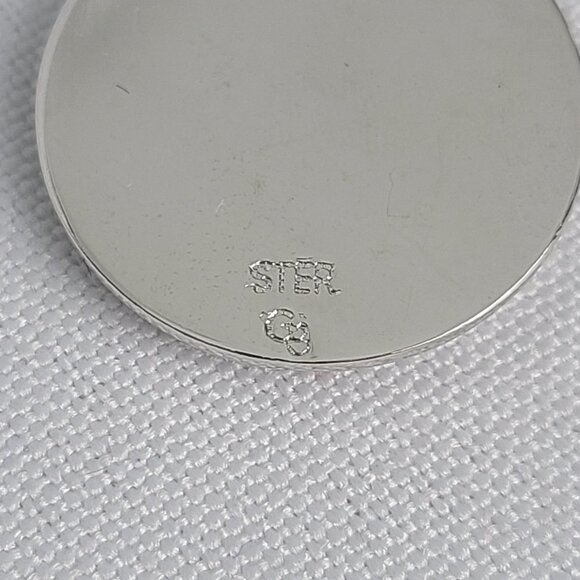 Sterling silver happy anniversary bracelet charm - Picture 3 of 3